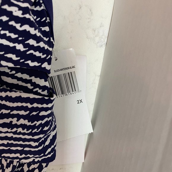 NWT Christina Navy Tankini Top swimsuit - Picture 4 of 5